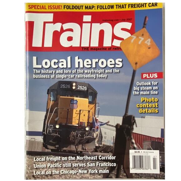 Lot 4 Trains May Jun Jul Aug 2007 Magazine Street Car Locomotive Track Railroad - Picture 7 of 11